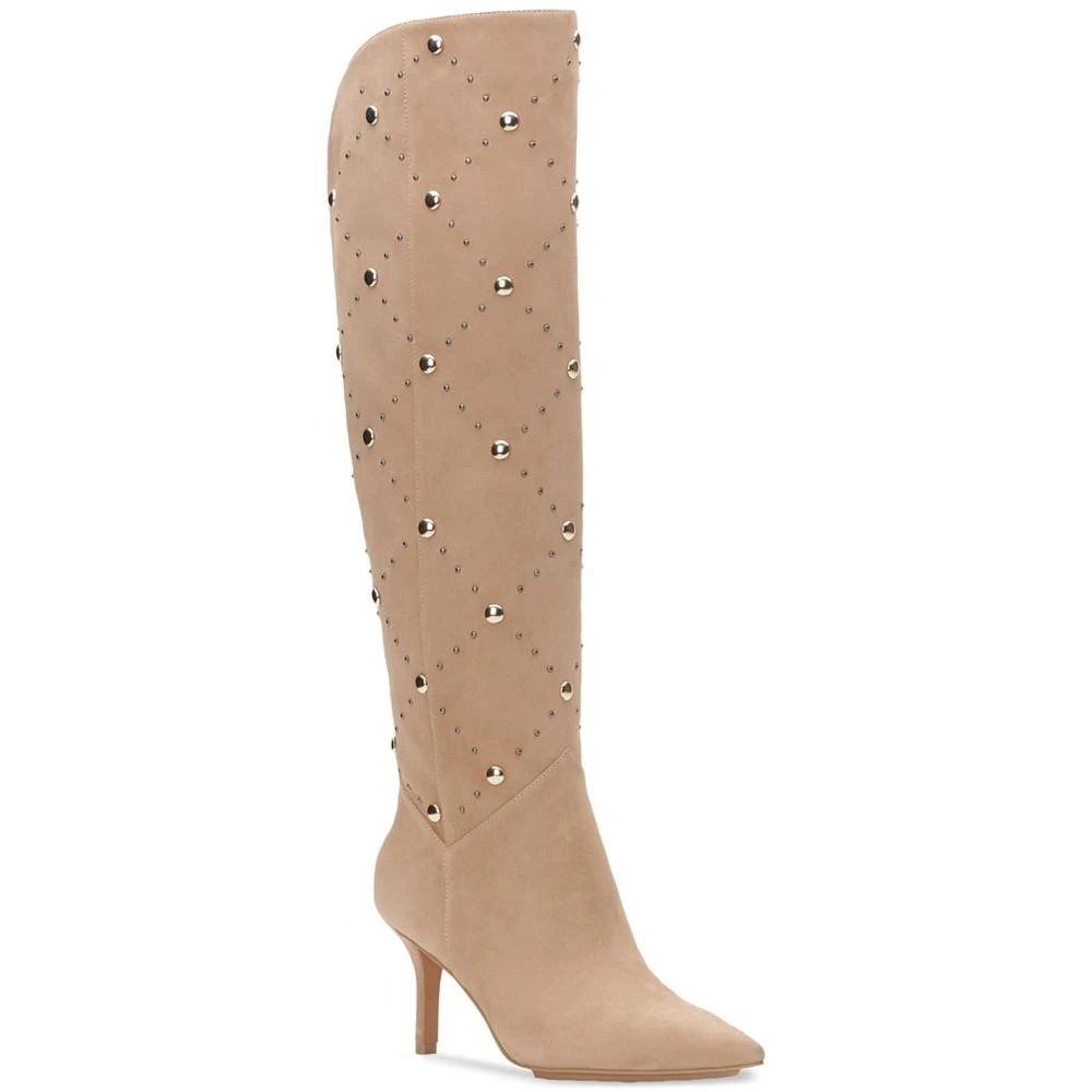 商品Vince Camuto|Women's Fimulie Studded Stiletto Dress Boots,价格¥745,第1张图片