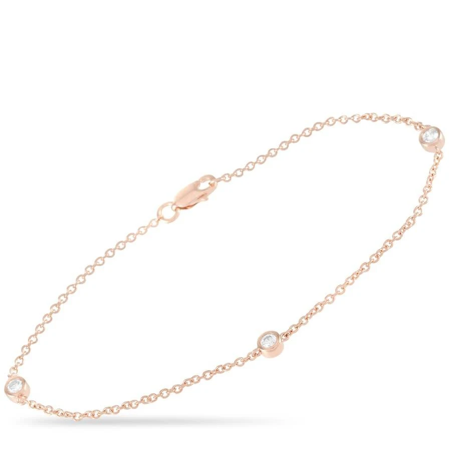 商品LB Exclusive|14K Rose Gold 0.25 ct Diamond Bracelet,价格¥2343,第1张图片