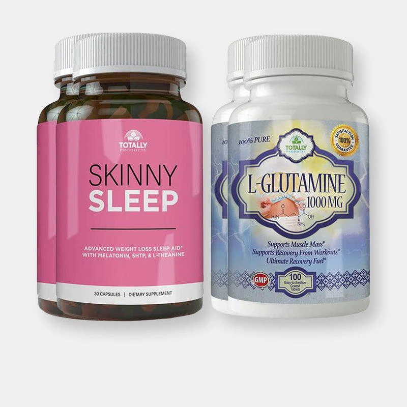 商品Totally Products|Skinny Sleep and L-Glutamine Combo Pack,价格¥287,第1张图片