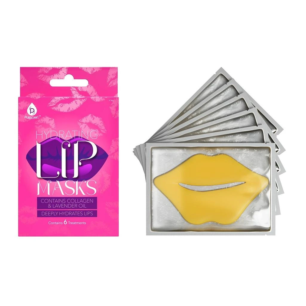 商品PURSONIC|Pursonic Hydrating Lip Masks (Pack of 6),价格¥108,第3张图片详细描述