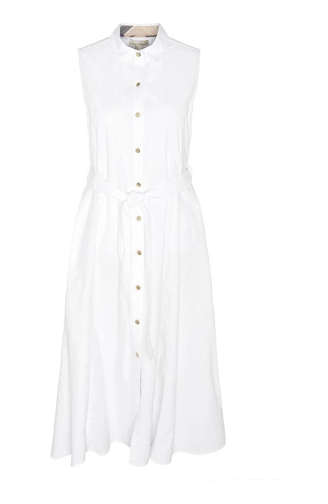 商品Barbour|Reil Sleeveless Stretch Cotton Shirtdress,价格¥517,第4张图片详细描述