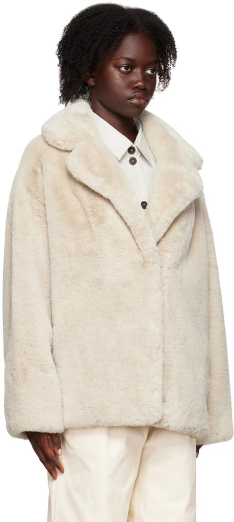 Off-White Savannah Faux-Fur Jacket商品第2张图片规格展示