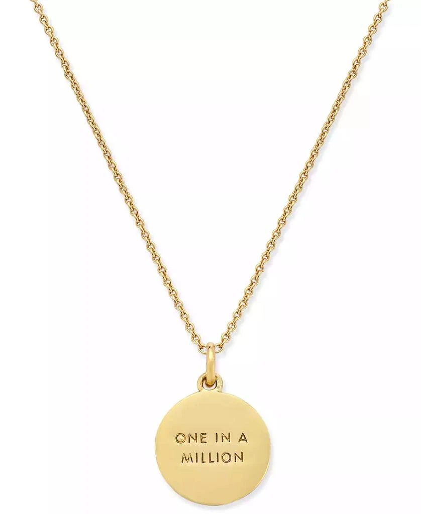 商品Kate Spade|镀12k金字母项链, 17" + 3" Extender,价格¥437,第2张图片详细描述