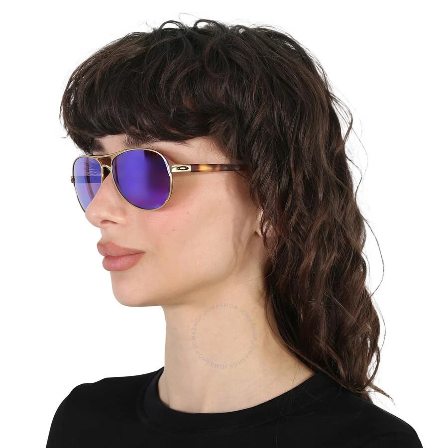 商品Oakley|Feedback Prizm Violet Pilot Ladies Sunglasses OO4079 407939 59,价格¥1057,第2张图片详细描述