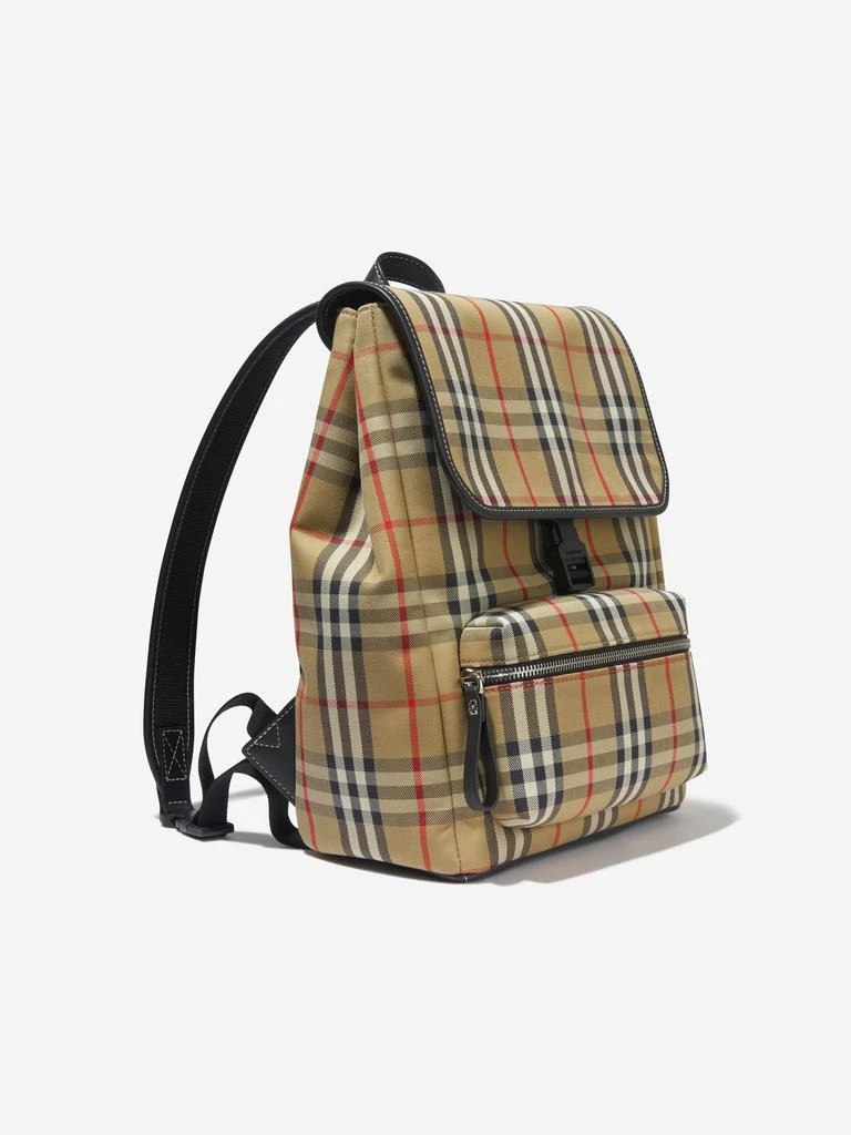 商品Burberry|Burberry Beige Kids Dewey Check Print Backpack (H:32cm),价格¥4600,第4张图片详细描述