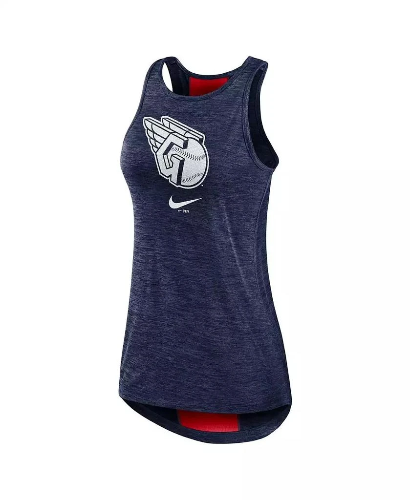 商品NIKE|Women's Navy Cleveland Guardians Right Mix High Neck Tank Top,价格¥299,第2张图片详细描述