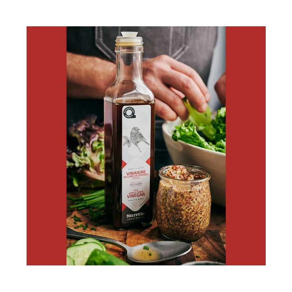 商品Surette|Red Apple Cider & Yellow Maple Vinegar, Artisan Made, From Canada 2 x 250 ml Bottles,价格¥194,第3张图片详细描述