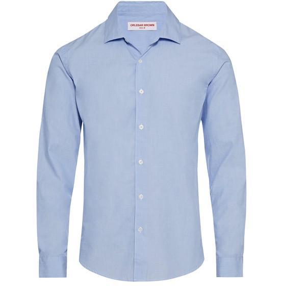 商品ORLEBAR BROWN|Giles Stitch End On End 衬衫,价格¥1579,第3张图片详细描述