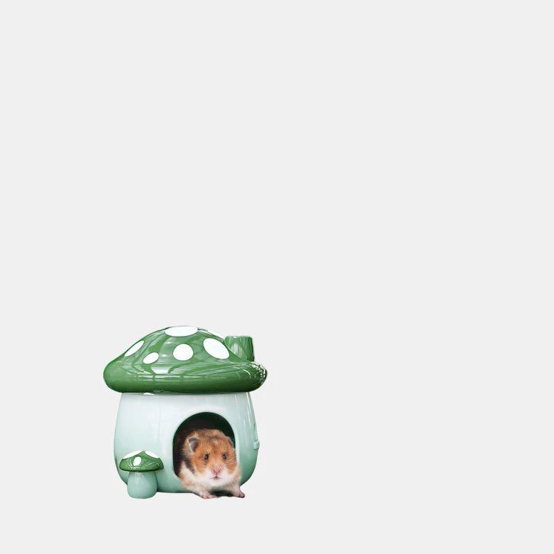 商品Vigor|Perfect Gift Multifunctional Mushroom Shaped Hamster House Ceramics- Bulk 3 Sets 3 PACK,价格¥427,第2张图片详细描述