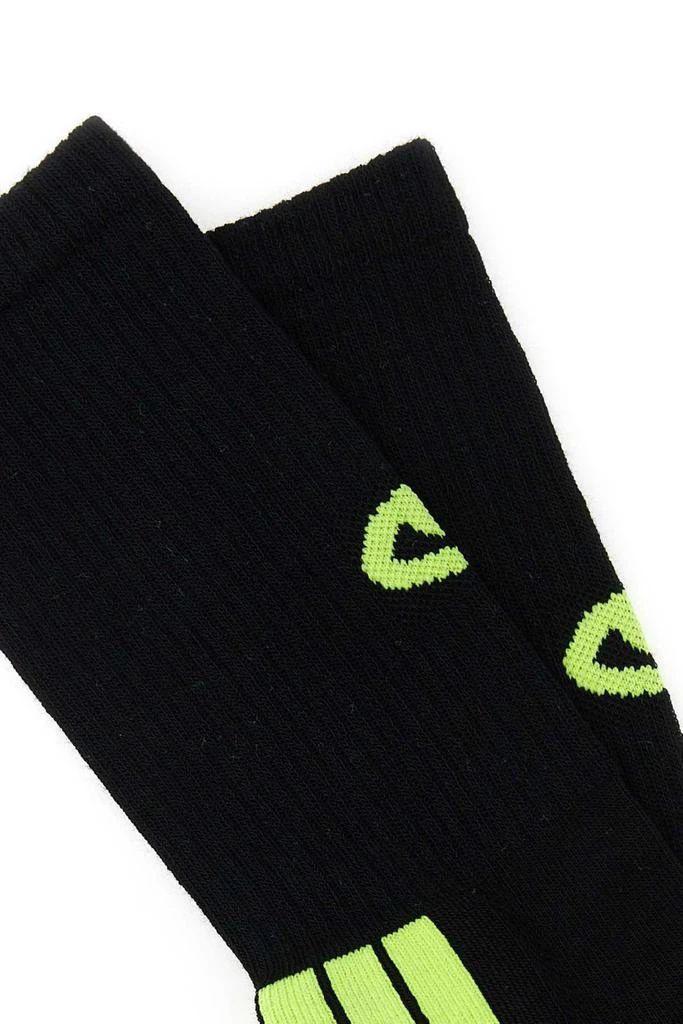 商品Aries|Aries Logo Detailed Eye Printed Long Socks,价格¥169,第3张图片详细描述