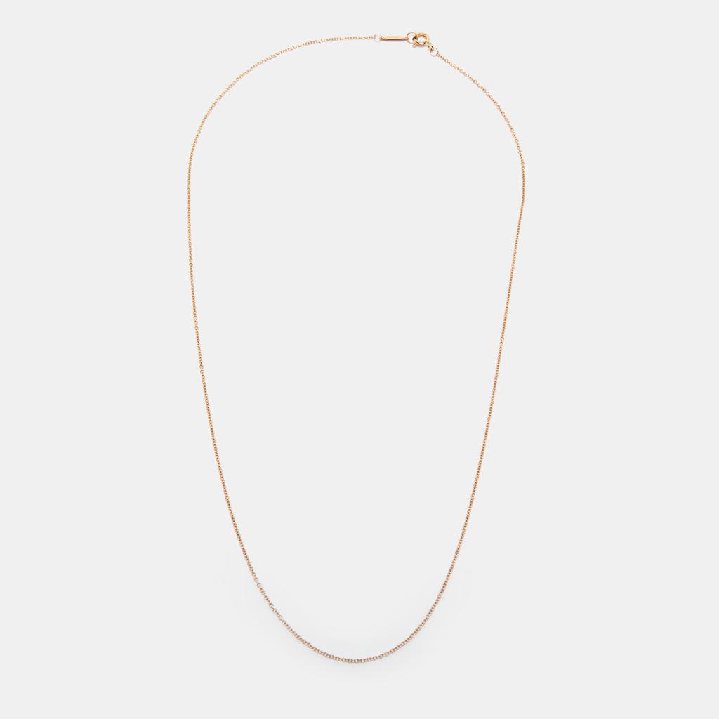 Tiffany & Co. 18k Rose Gold Pendant Chain商品第1张图片规格展示