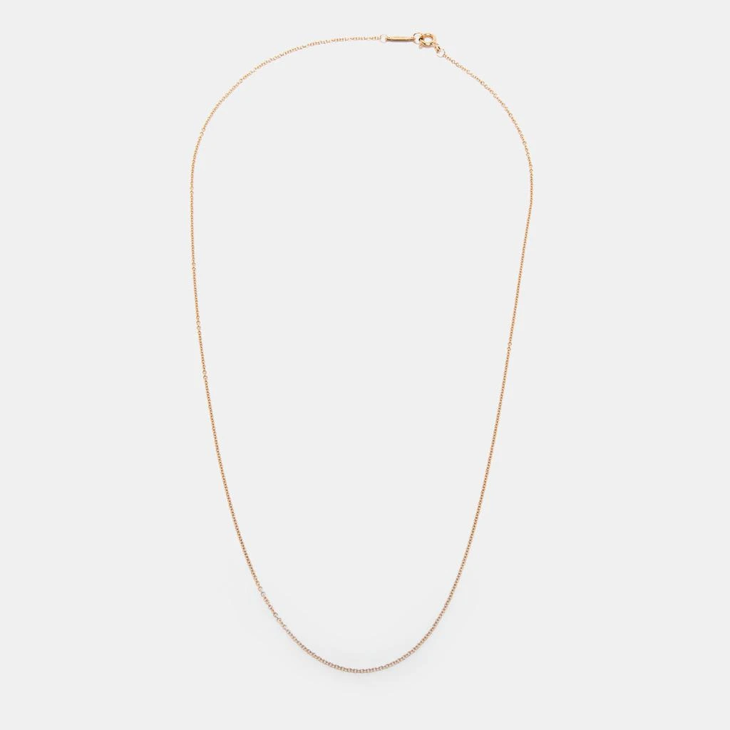 商品[二手商品] Tiffany & Co.|Tiffany & Co. 18k Rose Gold Pendant Chain,价格¥2509,第1张图片