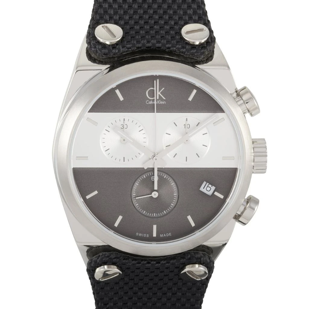 商品Calvin Klein|Calvin Klein Eager Chronograph Stainless Steel Watch K4B381B3,价格¥607,第1张图片