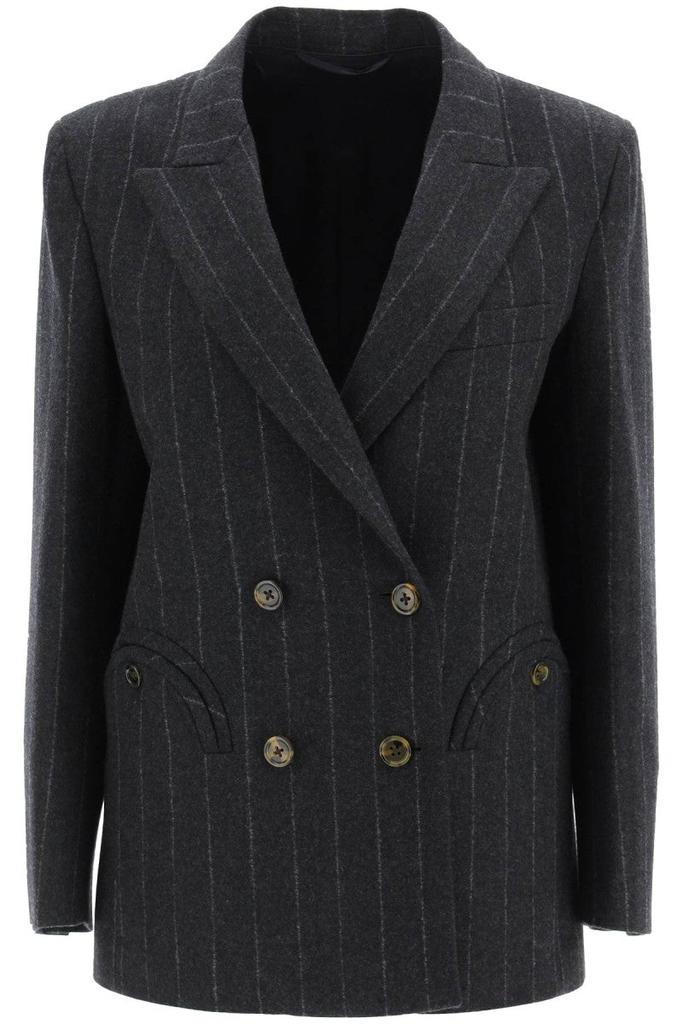 Blaze milano 'ferien everynight essential' pinstripe wool cashmere blazer商品第1张图片规格展示