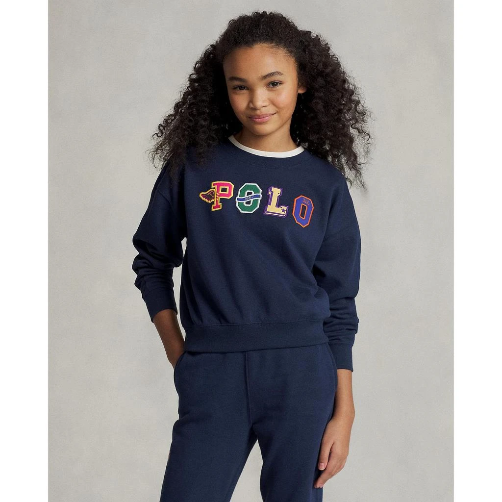 商品Ralph Lauren|Logo Fleece Sweatshirt (Big Kids),价格¥386,第3张图片详细描述