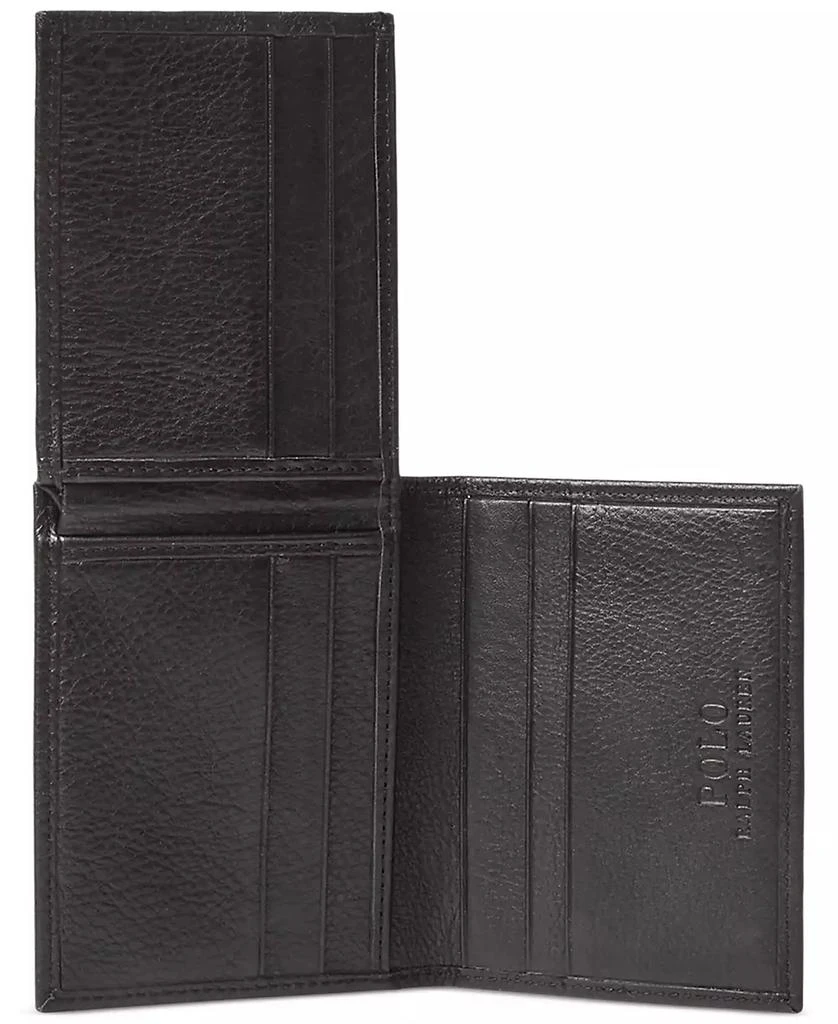 商品Ralph Lauren|Men's Pebbled Leather Billfold,价格¥748,第3张图片详细描述