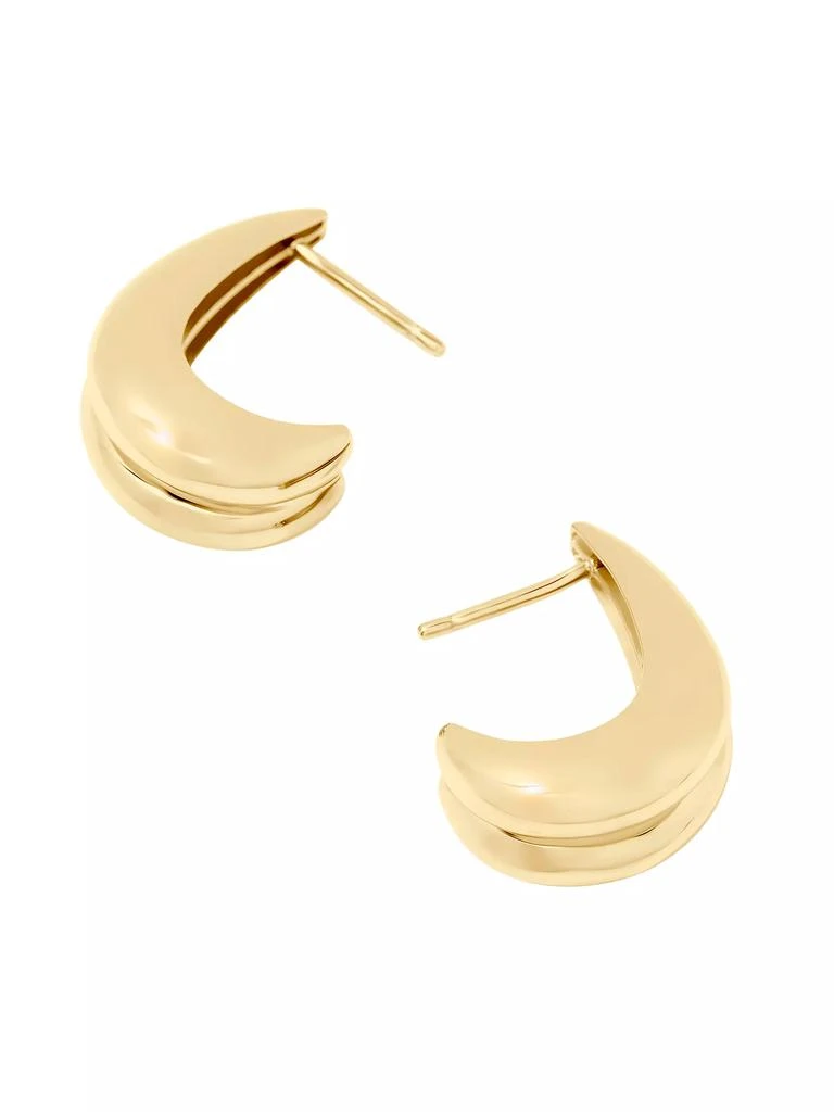 商品brook & york|Thea 14K-Gold Vermeil Hoop Earrings,价格¥735,第3张图片详细描述