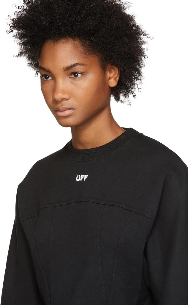 商品Off-White|Black Silhouette Crewneck Sweatshirt,价格¥7231,第4张图片详细描述