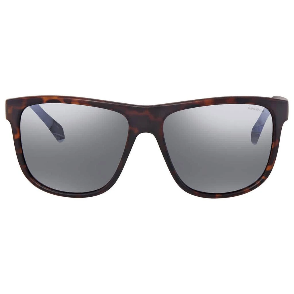 商品Polaroid|Polaroid Mens Tortoise Rectangular Sunglasses Pld2057/S0N9P0057,价格¥148,第2张图片详细描述