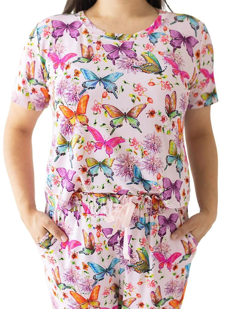 Watercolor Butterfly 2-Piece Pajama Set 商品
