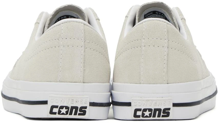 商品Converse|Beige One Star Pro Sneakers,价格¥288,第2张图片详细描述