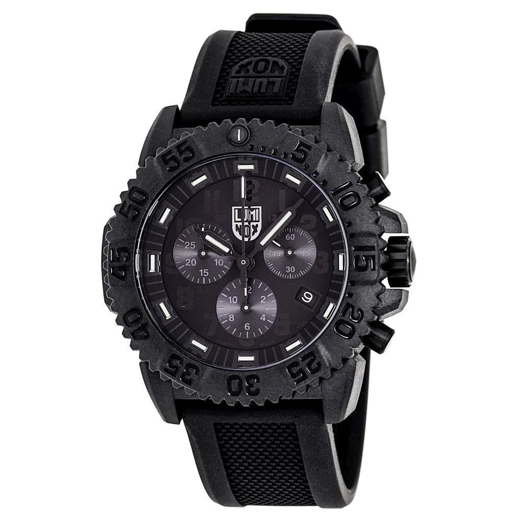 商品Luminox|Luminox Navy Seal Colormark Blackout Dial Chronograph Quartz Men's Watch XS.3081.BO.F,价格¥2493,第1张图片