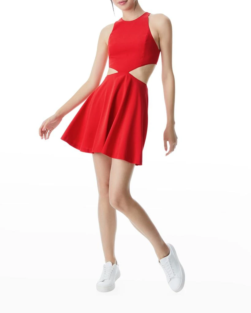 商品Alice + Olivia|Cara Cutout Fit-&-Flare Mini Dress,价格¥920,第2张图片详细描述