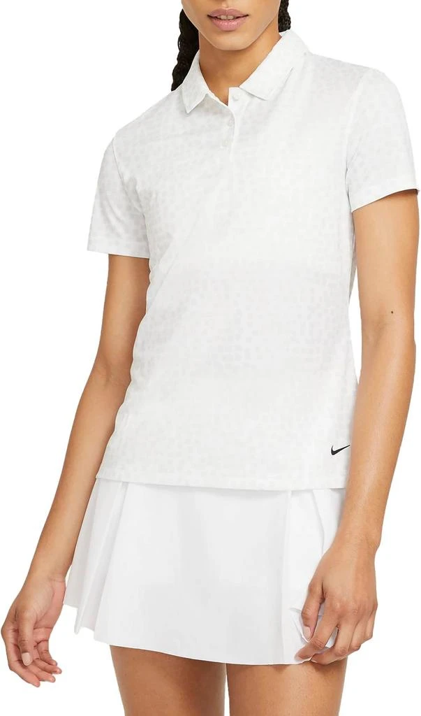 商品NIKE|Nike Women's Victory Grid Short Sleeve Golf Polo,价格¥209,第1张图片