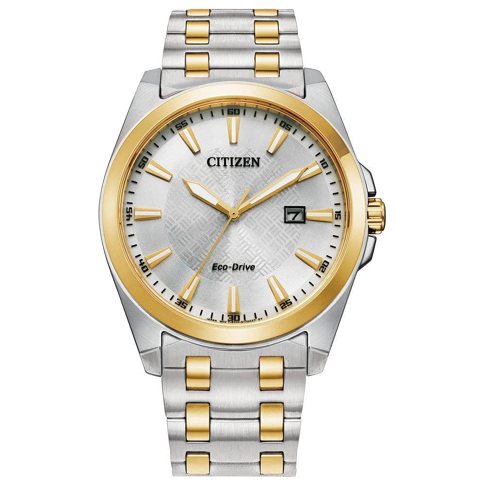 商品Citizen|Citizen Gents Eco-Drive Corso Silver Dial Bracelet Watch,价格¥2286,第1张图片
