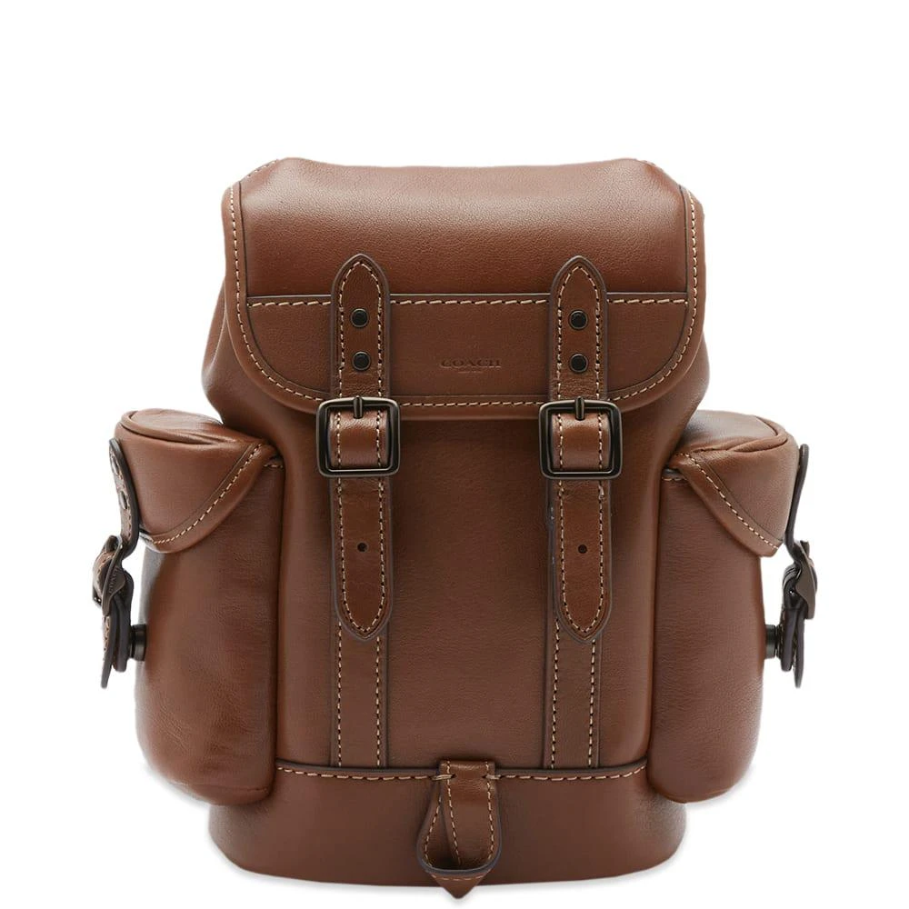 商品Coach|Coach Hitch Leather Backpack,价格¥3598,第1张图片