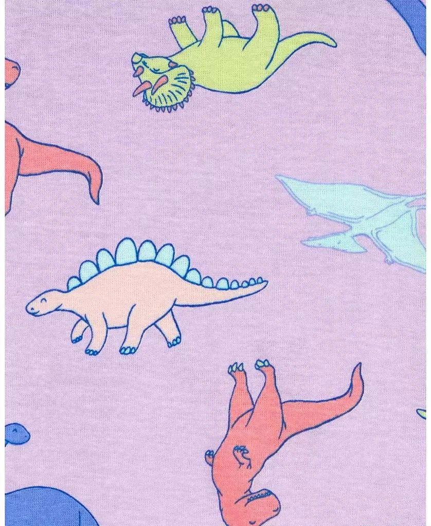 商品Carter's|Toddler Girls Dinosaur Snug Fit Cotton Pajama, 4 Piece Set,价格¥92,第2张图片详细描述