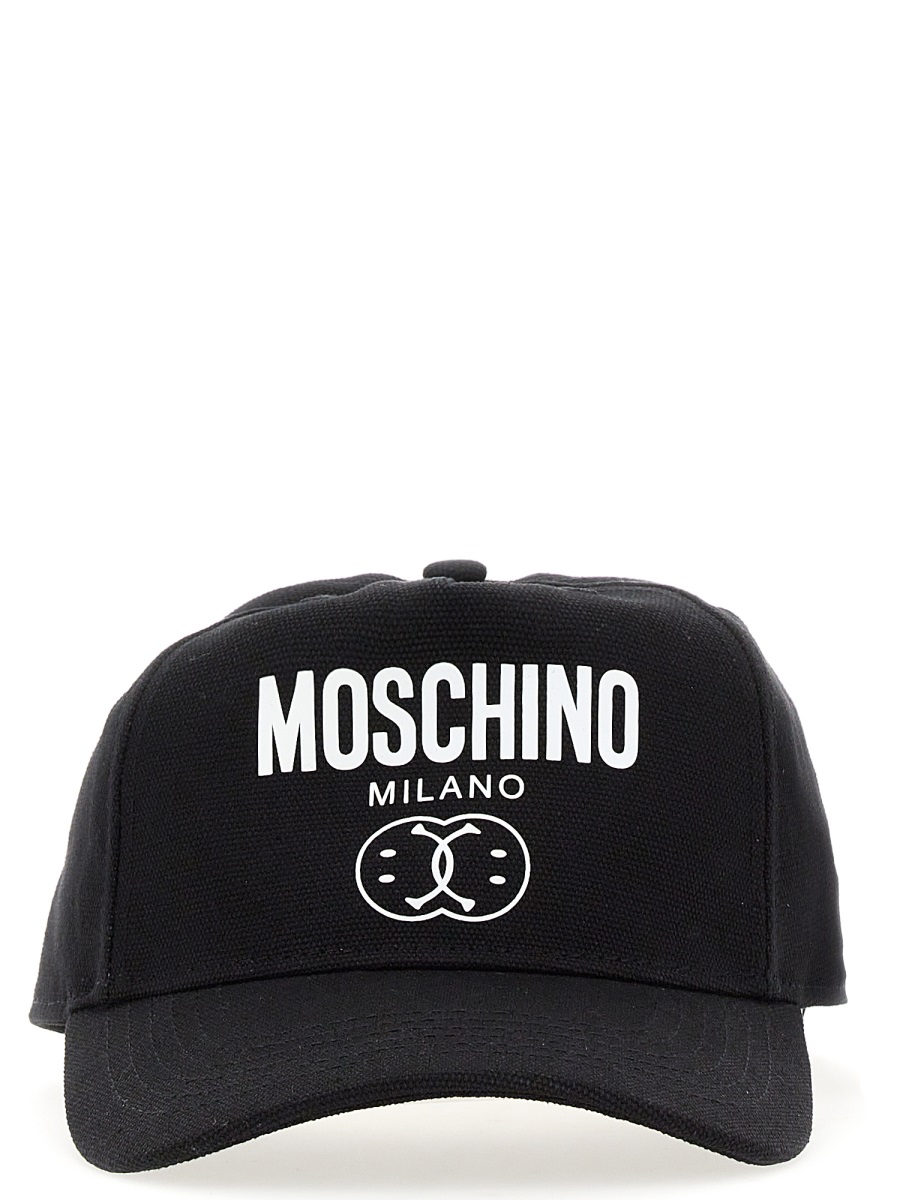 Moschino 男士帽子 921082660555-0 黑色商品第3张图片规格展示