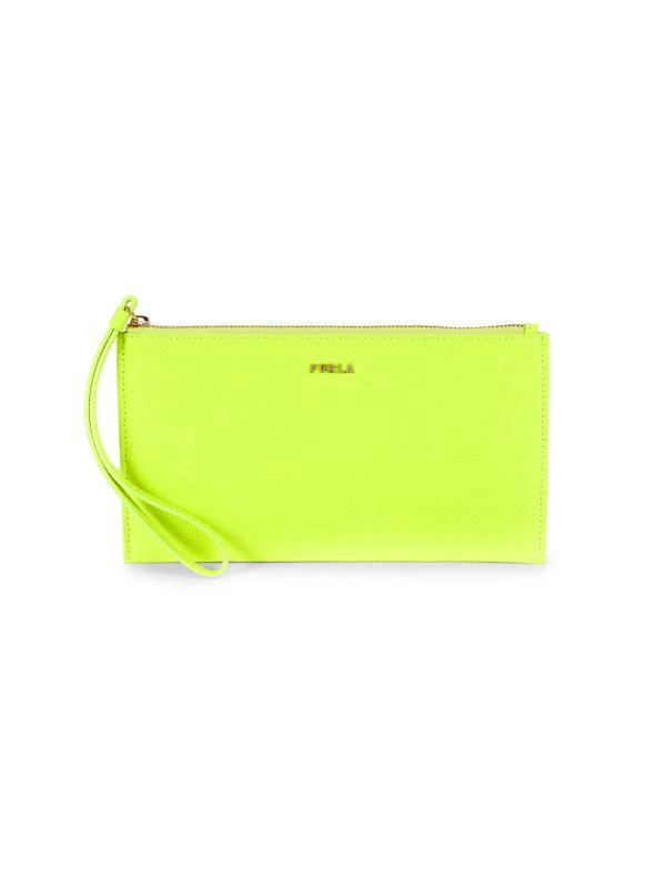 商品Furla|Logo Leather Wristlet,价格¥487,第1张图片