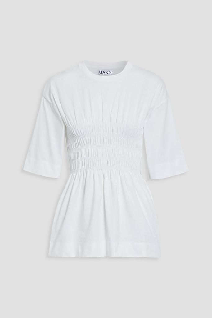 Shirred organic cotton-jersey T-shirt商品第3张图片规格展示