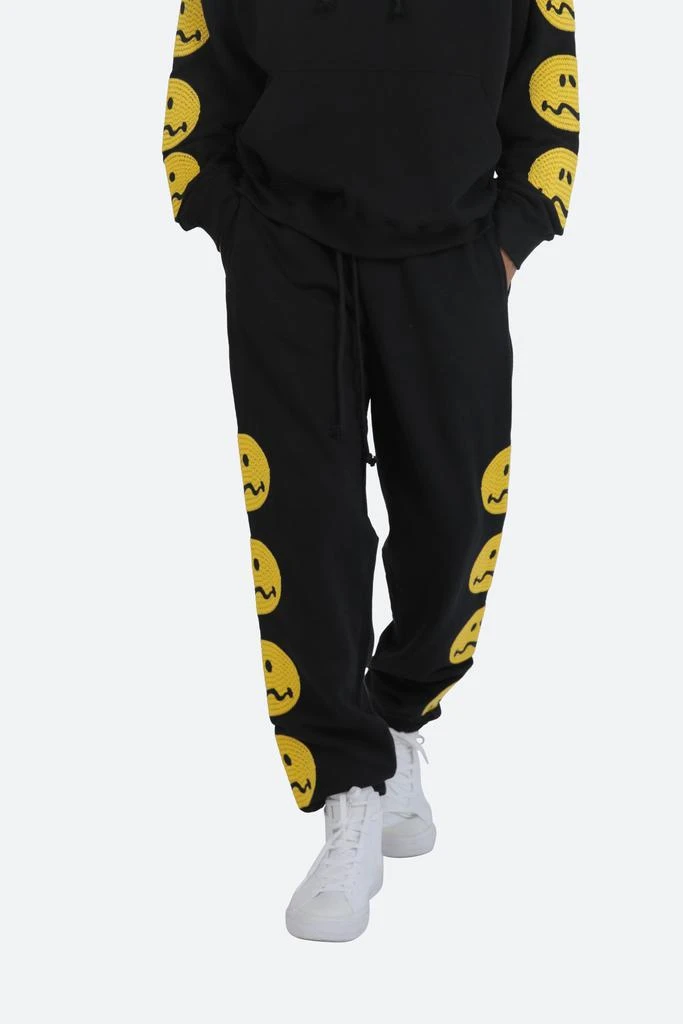 商品MNML|Crooked Smile Sweatpants - Black,价格¥321,第2张图片详细描述