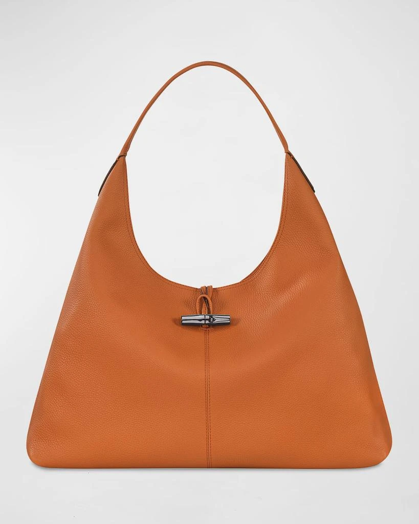 商品Longchamp|Roseau Essential XL Leather Hobo Bag,价格¥4646,第1张图片