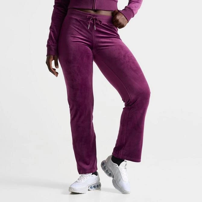 商品Juicy Couture|Women's Juicy Couture OG Big Bling Velour Track Pants,价格¥527,第3张图片详细描述