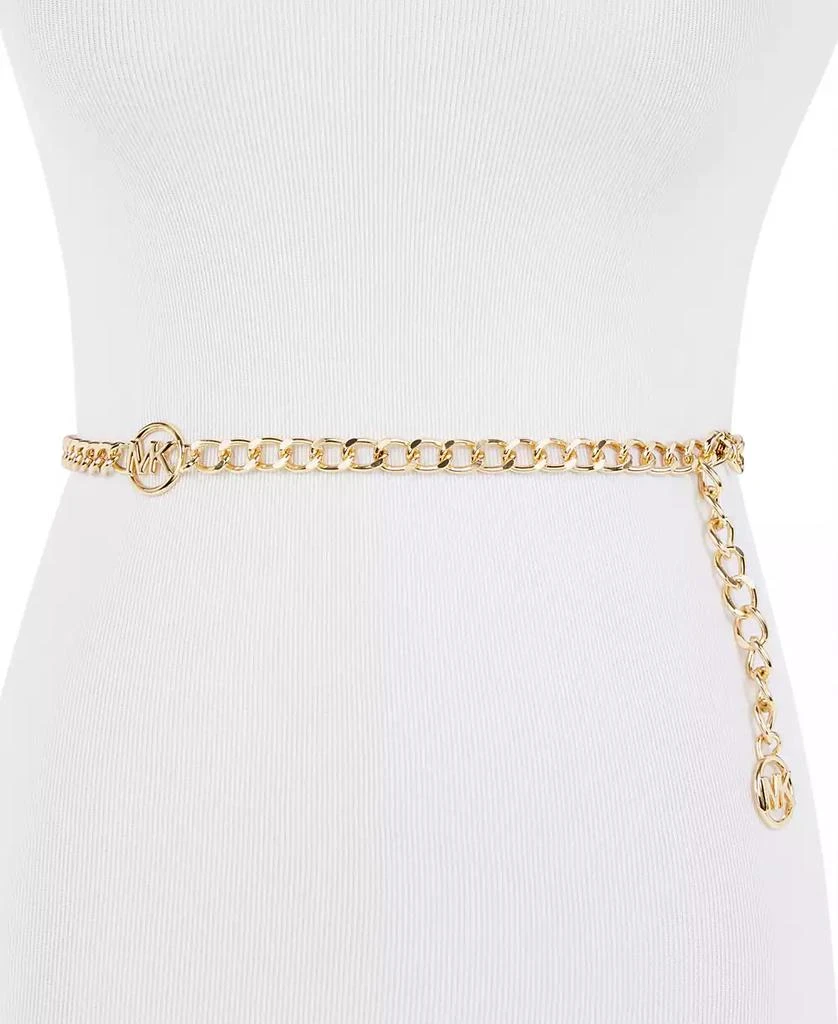 商品Michael Kors|Women's MK Logo Metal Chain Belt,价格¥347,第1张图片