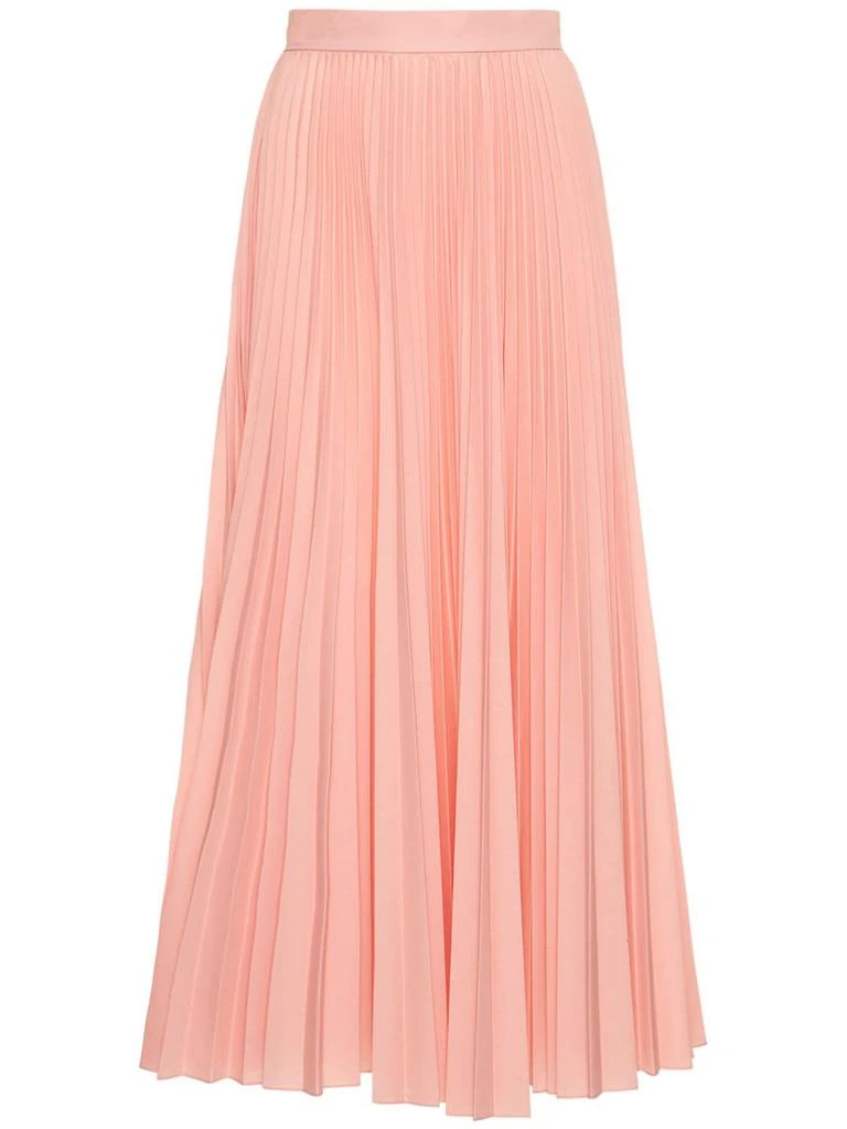 商品Rosie Assoulin|Vezia Pleated Cotton Blend Midi Skirt,价格¥4422,第1张图片