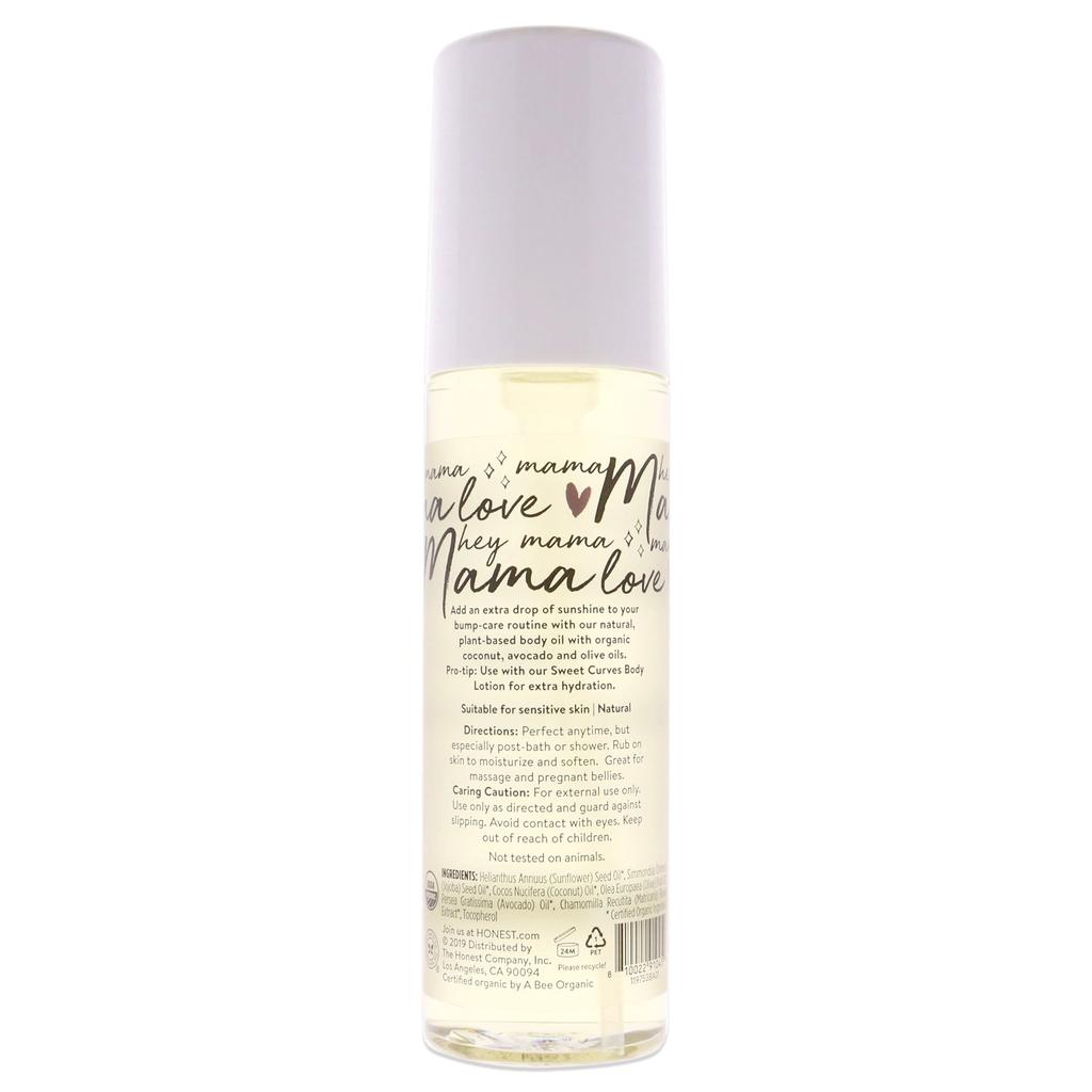 Honest Mom Care Glow On Body Oil - Unscented For Women 4.2 oz Body Oil商品第3张图片规格展示