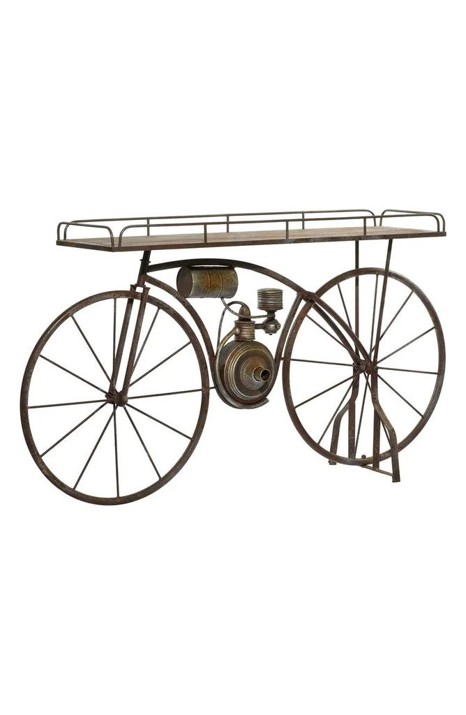 商品GINGER BIRCH STUDIO|Brown Metal Indoor & Outdoor Bike Plant Stand,价格¥3844,第1张图片