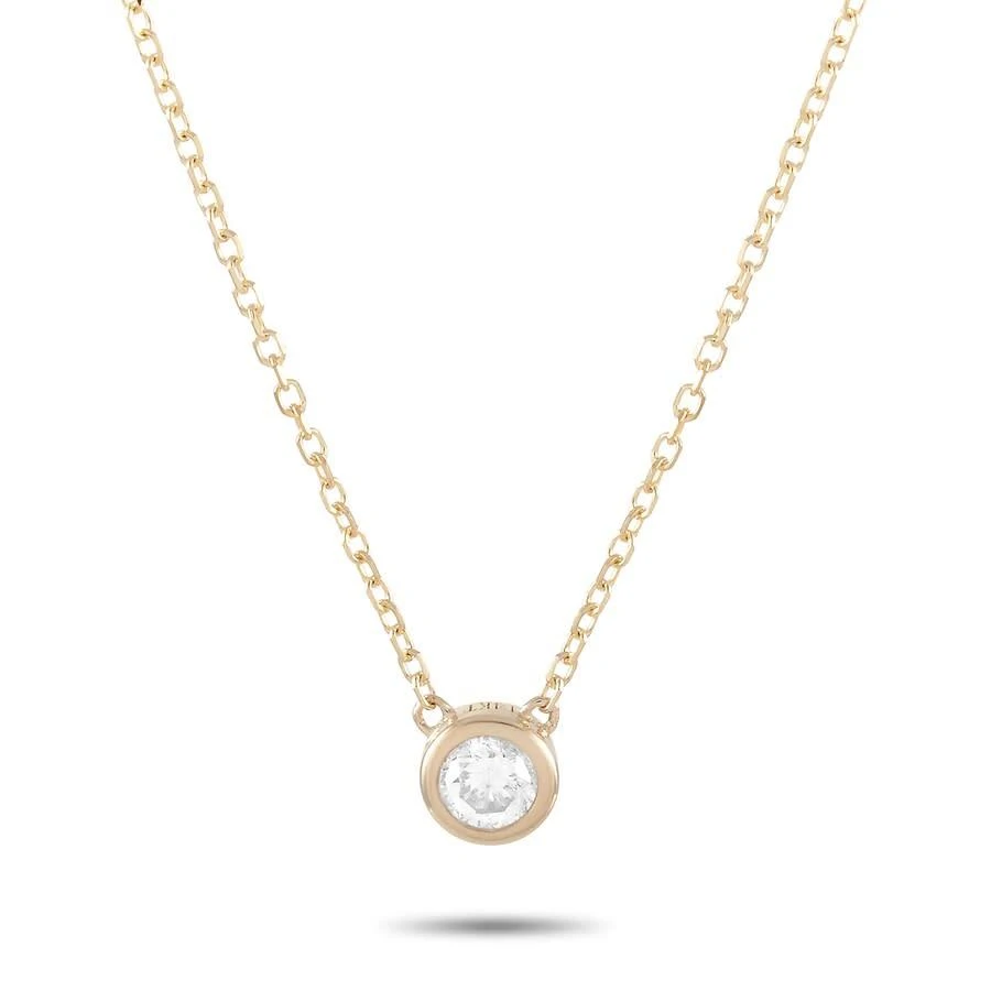 商品LB Exclusive|14K Yellow Gold 0.10ct Diamond Necklace,价格¥2607,第1张图片