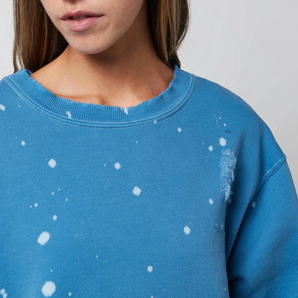 商品The Hut|La Detresse Women's Acid Wash Vinca Pullover Hoodie - Blue,价格¥489,第4张图片详细描述