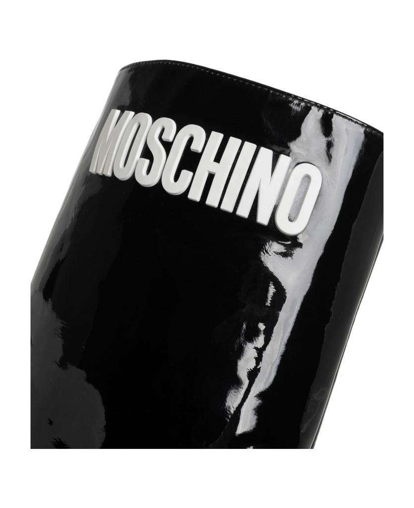 商品Moschino|Leather Heeled Boots,价格¥5458,第7张图片详细描述