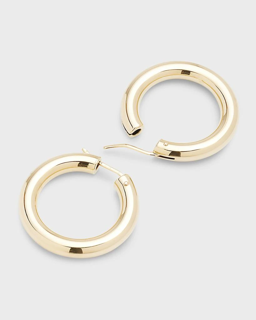 商品Roberto Coin|18K Yellow Gold Chubby Hoop Earrings, 28mm,价格¥10423,第4张图片详细描述