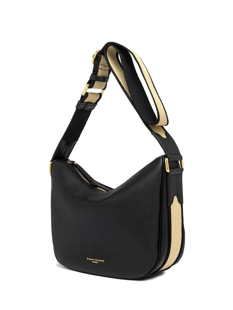 商品GIANNI CHIARINI|Armonia Black Leather Shoulder Bag,价格¥1929,第2张图片详细描述