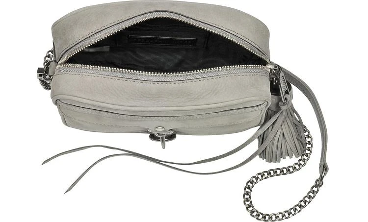 商品Rebecca Minkoff|Rebecca Minkoff 灰色正绒面革大号M.A.B. 相机包,价格¥1400,第4张图片详细描述