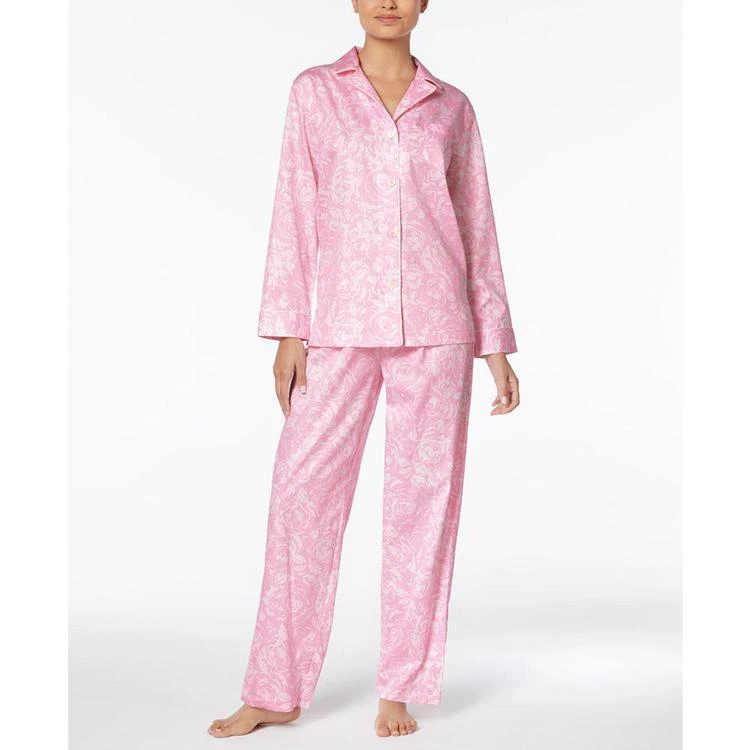 商品Ralph Lauren|Petite Floral-Print Sateen Pajama Set,价格¥511,第1张图片