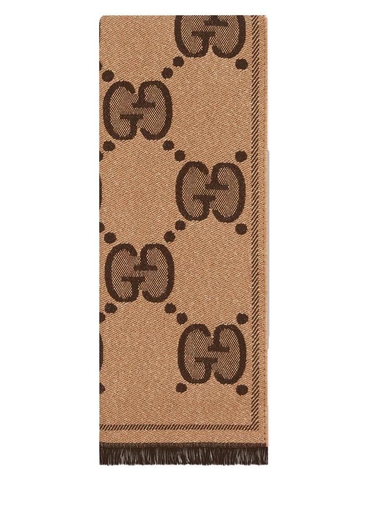 商品Gucci|Gucci GG Jacquard Scarf,价格¥3373,第2张图片详细描述