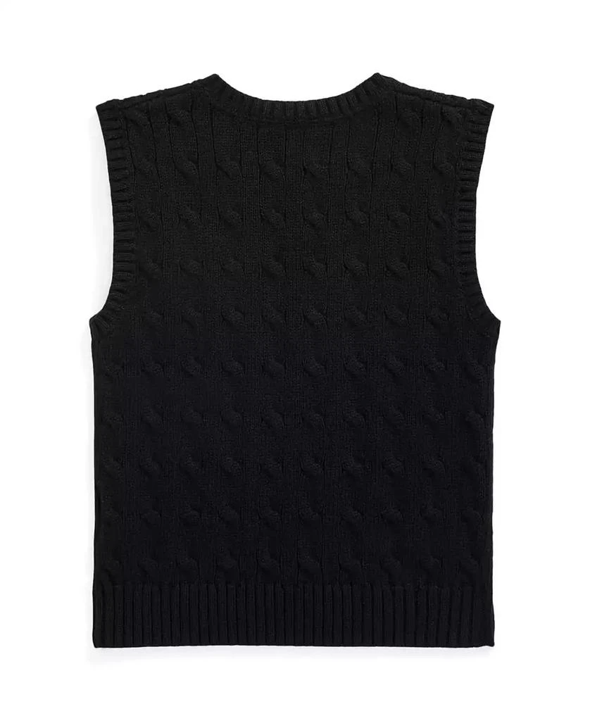 商品Ralph Lauren|Toddler and Little Boys Cable-Knit Sweater Vest,价格¥167,第3张图片详细描述